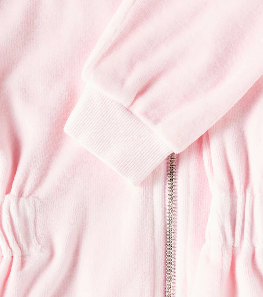 Molo - Madge gathered zip-up velour hoodie