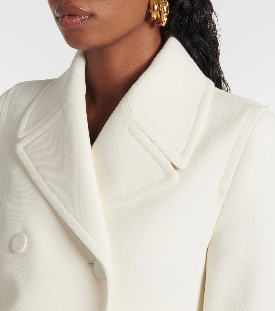Valentino - Wool-blend crêpe blazer