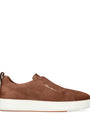 Suede Slip-On Clean Icon Sneakers DARK BROWN