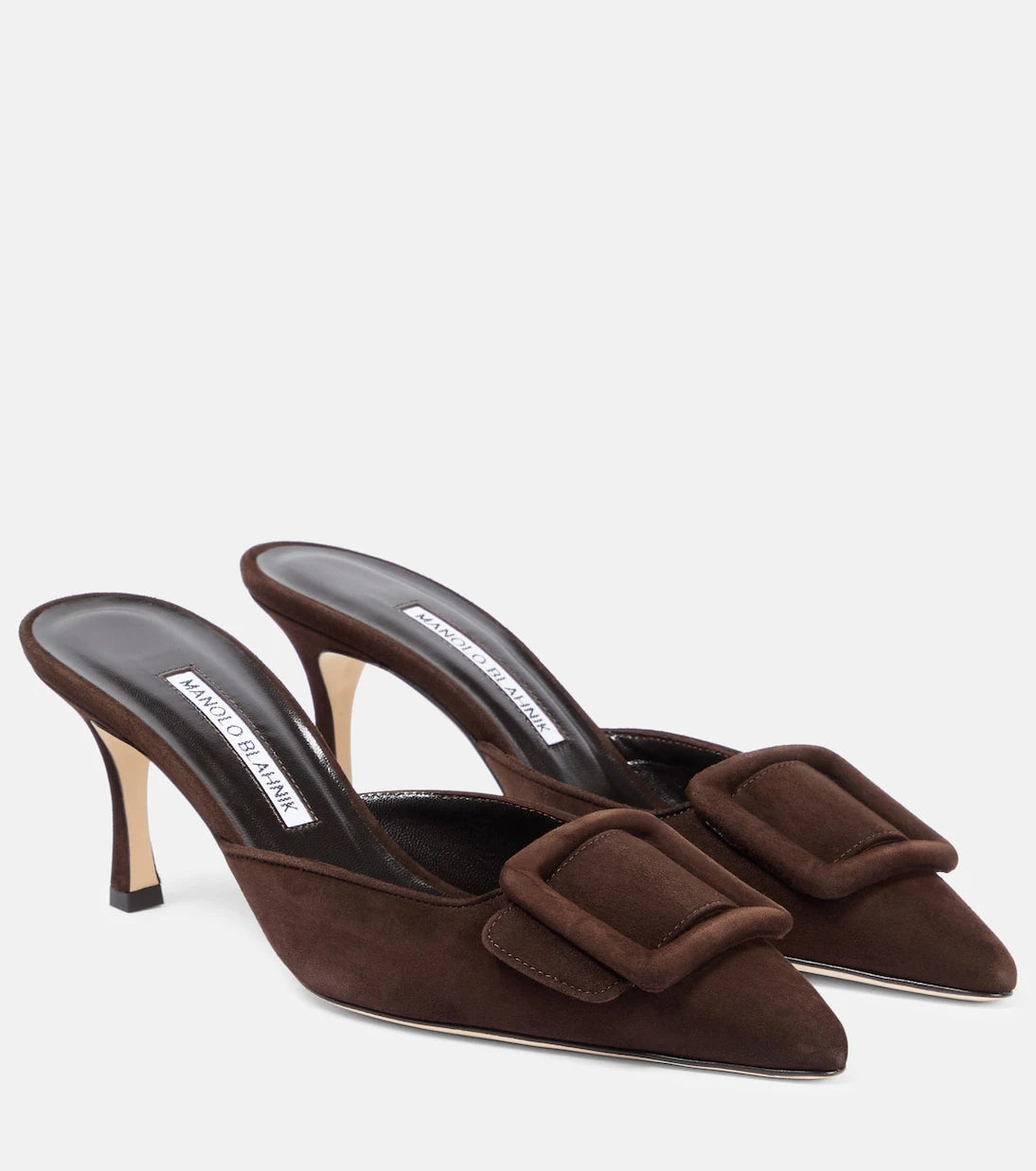 Manolo Blahnik - Maysale 70 süet mule terlik