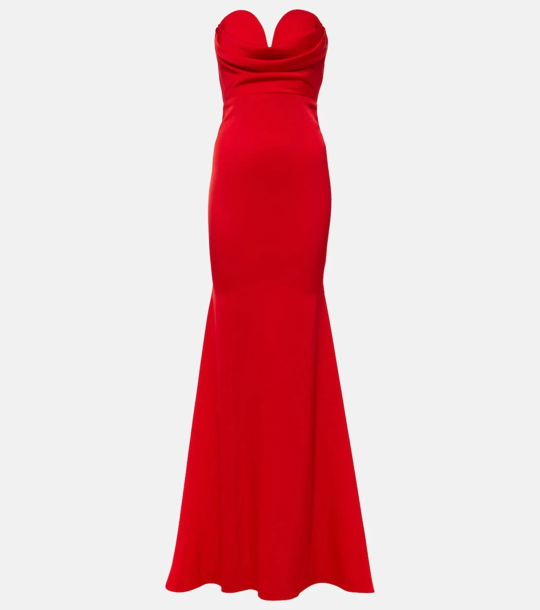 Alex Perry - Gathered strapless satin gown