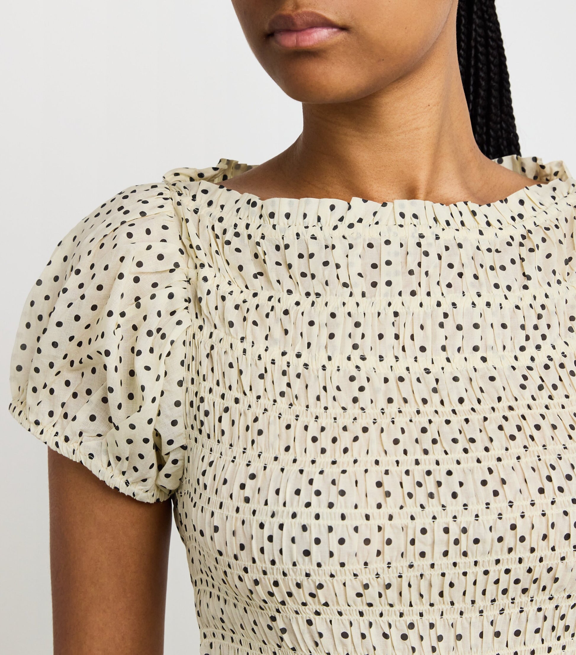 DÔEN Multi Organic Cotton Georgene Midi Dress