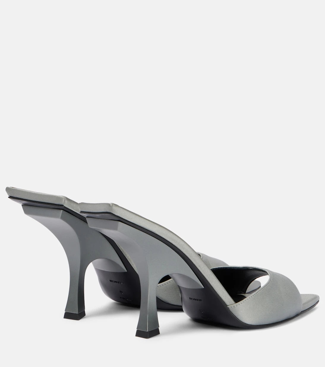 The Attico - Ester 95 satin mules