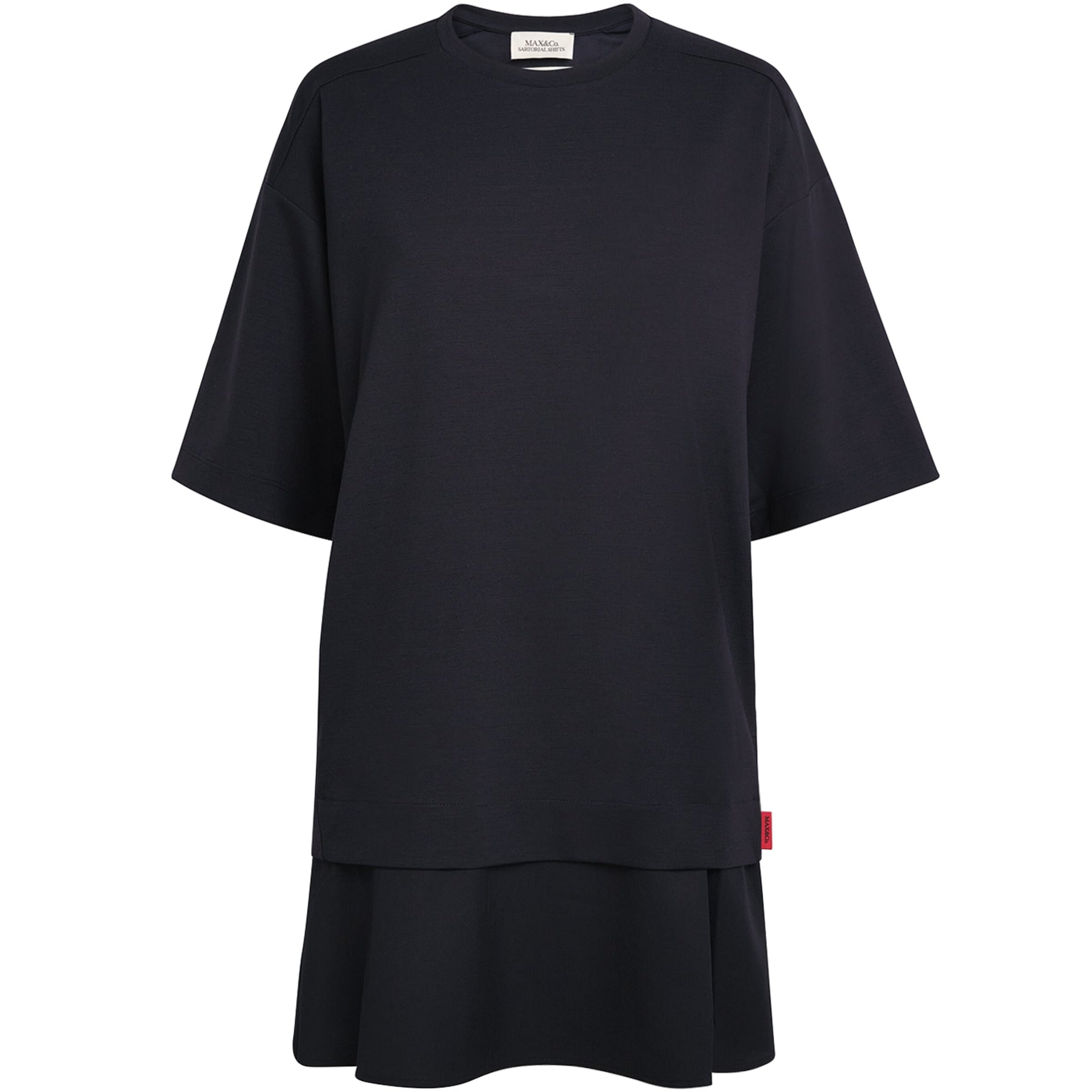MAX&Co. Blue Jersey T-Shirt Mini Dress