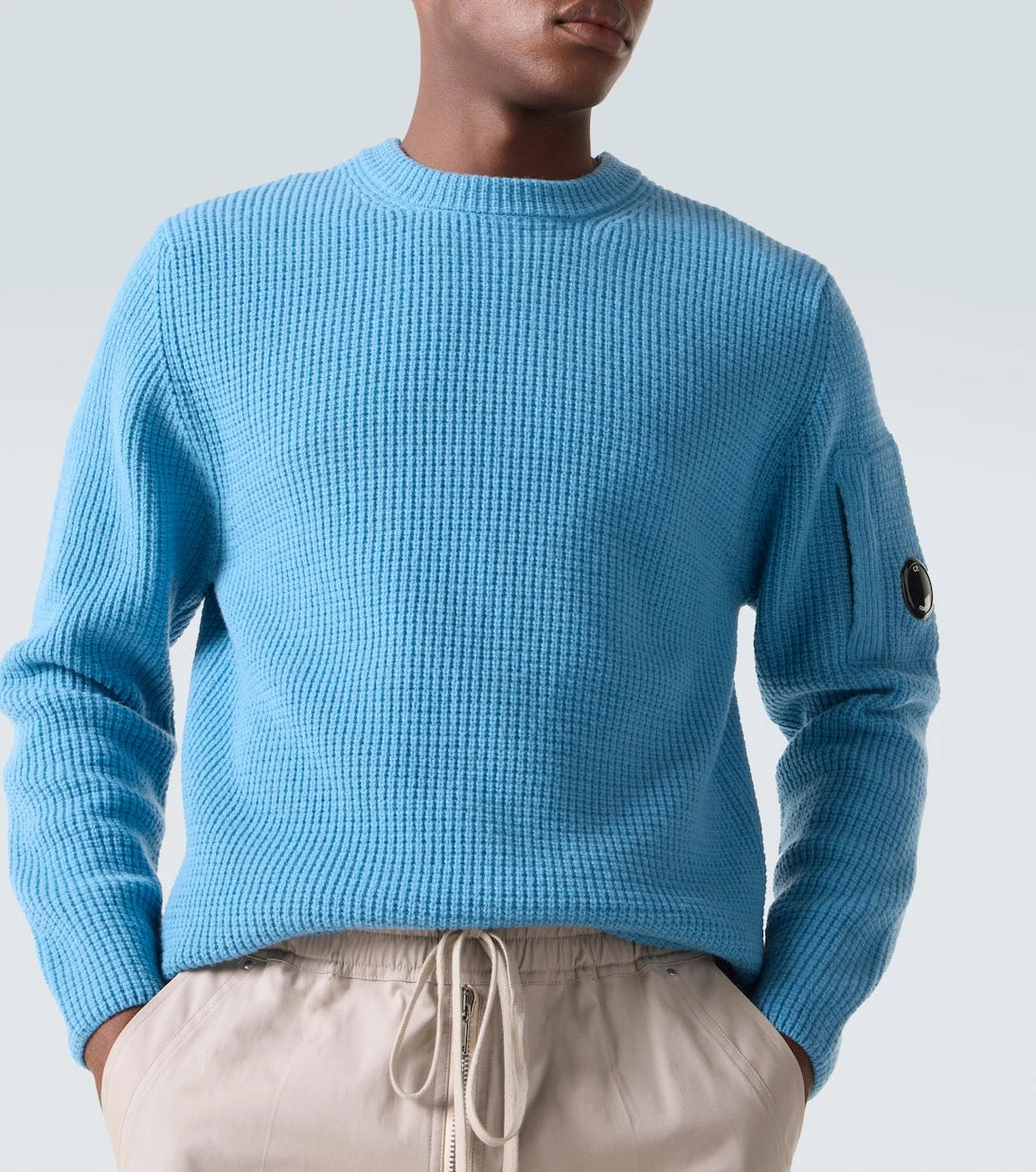 C.P. Company - Ribbed-knit wool-blend sweater