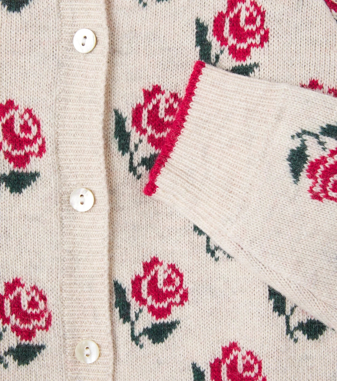 Konges Sløjd - Floral wool-blend cardigan