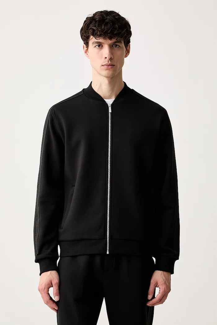 Karl Lagerfeld erkek fermuarlı sweatshirt