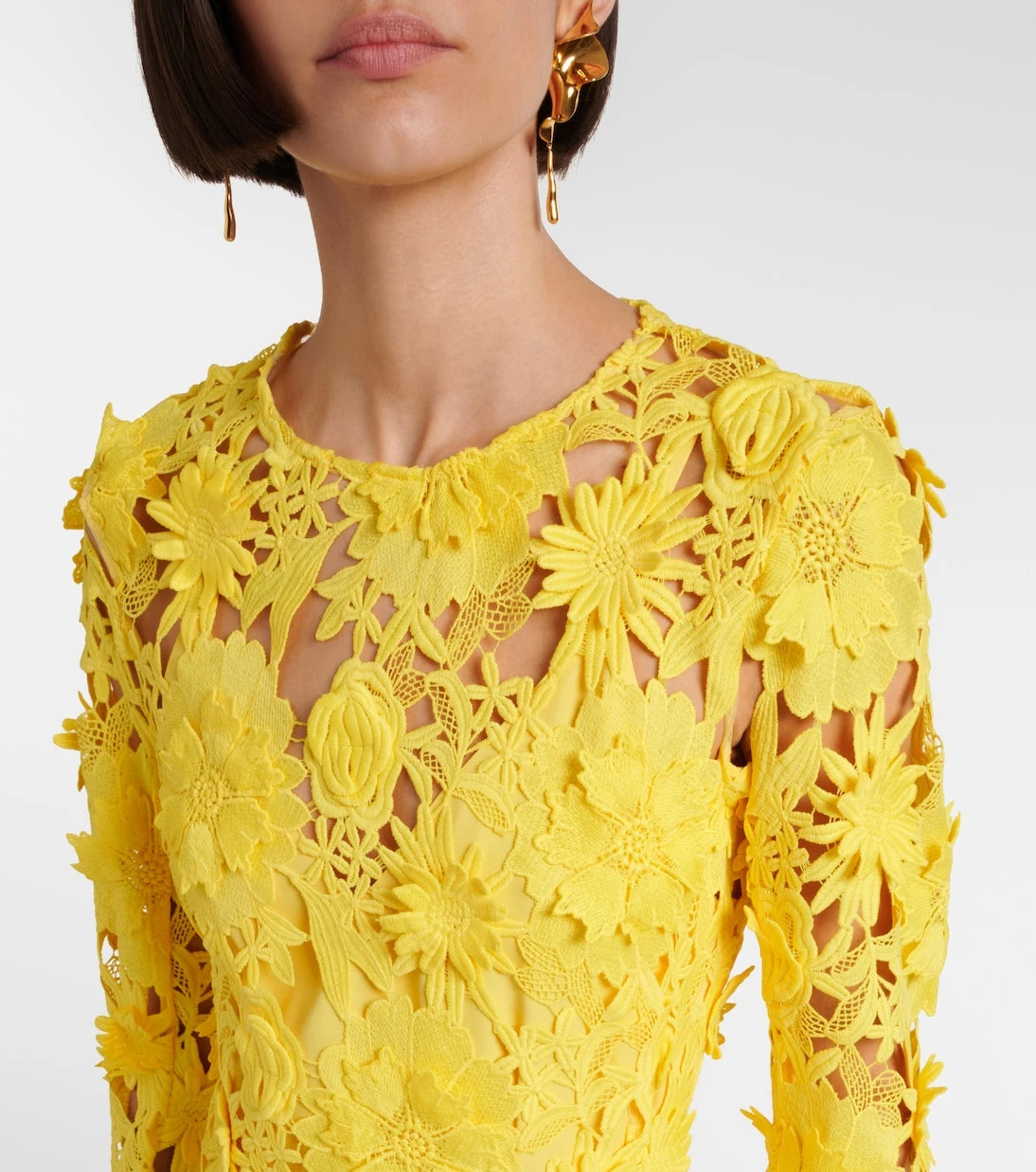 Leo Lin - Suzanne lace minidress