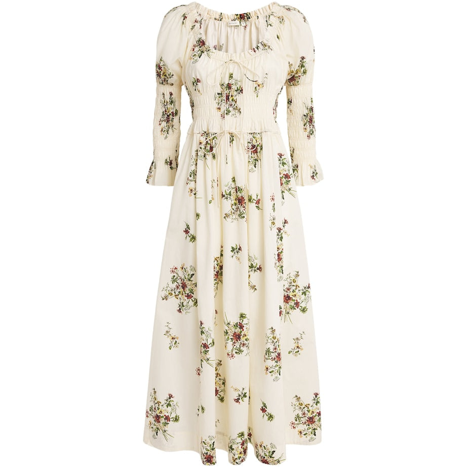 Cotton Kaira Midi Dress PRIMROSE BOUQUET