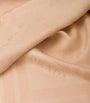 Neutral Silk Jacquard Scarf