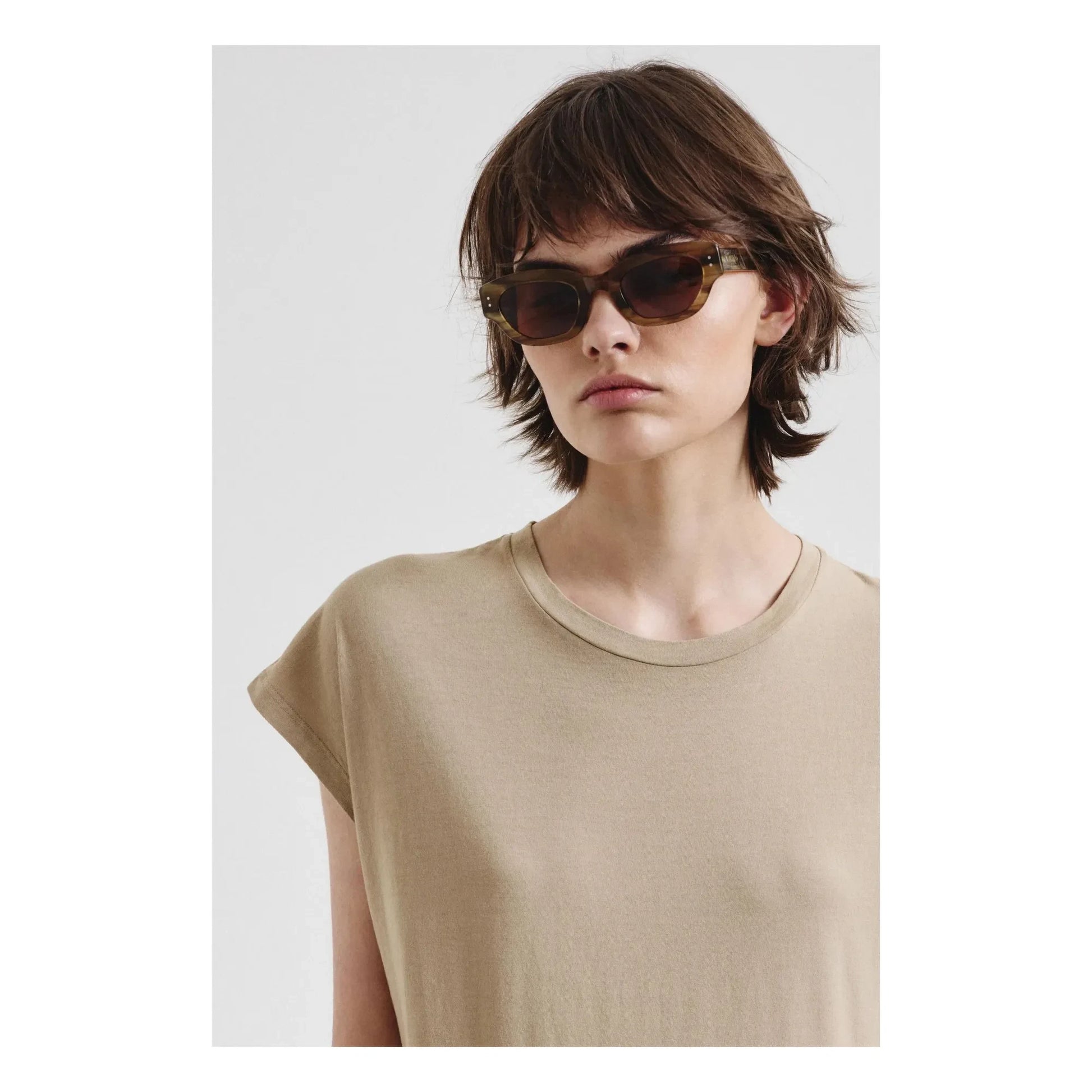 Pomandère - Cotton Jersey Dress | Beige