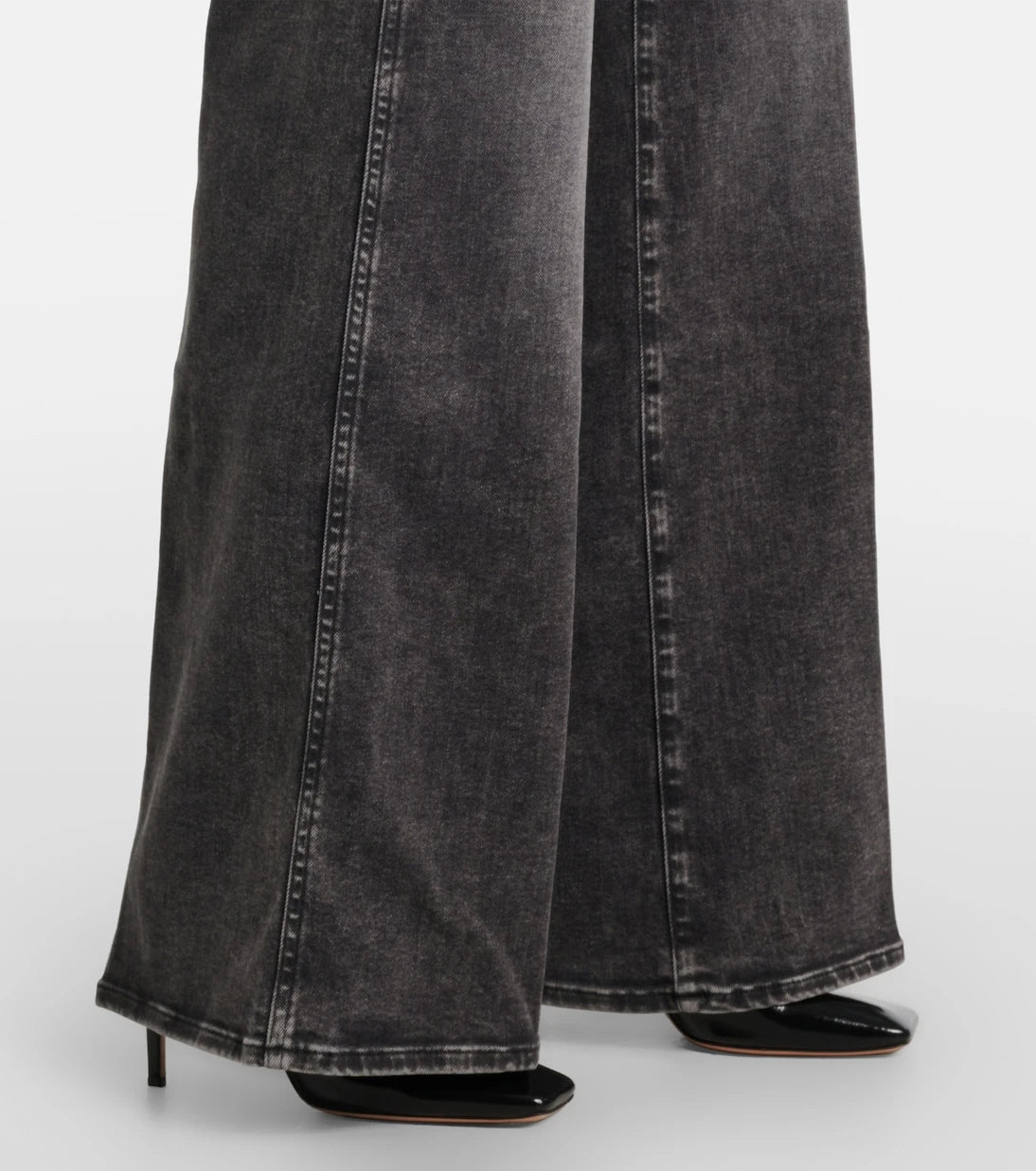 7 For All Mankind - High-rise wide-leg jeans