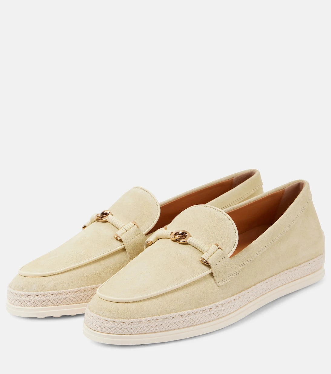 Tod's - T Ring suede driving shoes