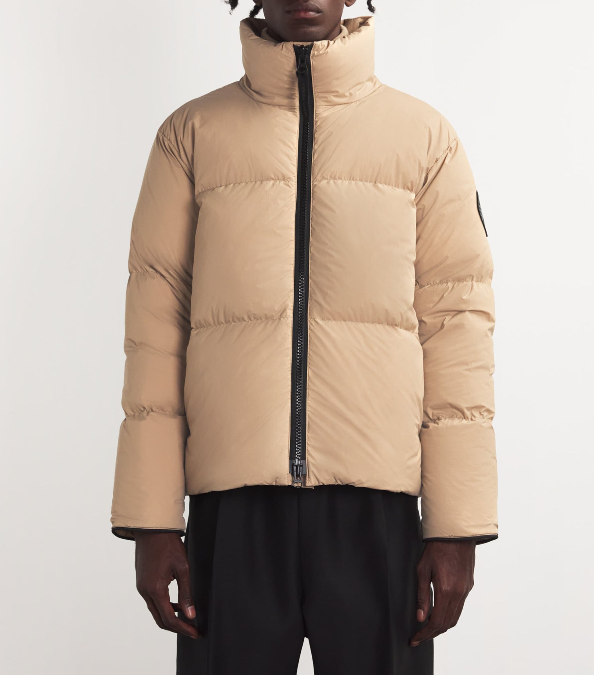 Beige Down Lawrence Puffer Jacket