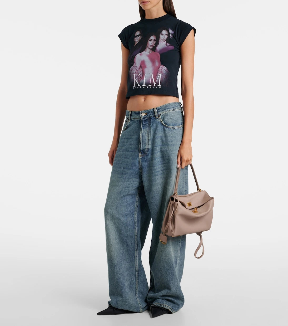 Balenciaga - Rodeo Small leather shoulder bag