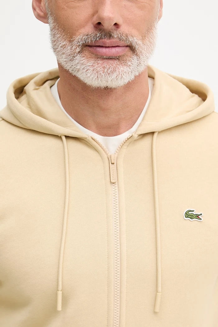 Lacoste суичър с качулка мъжки с памук