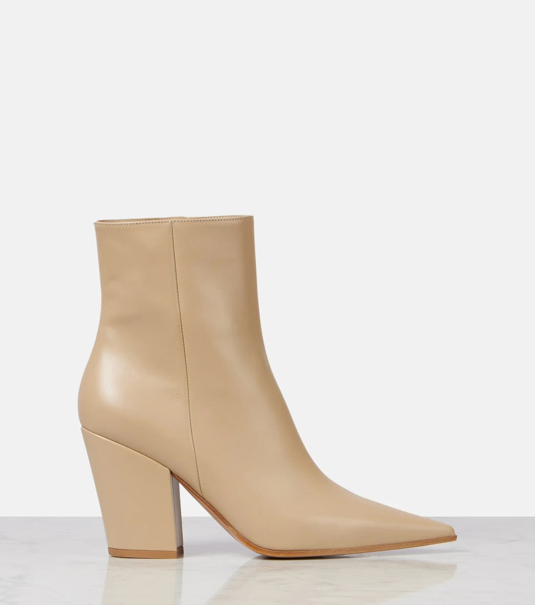 Gianvito Rossi - Keinna 85 leather ankle boots
