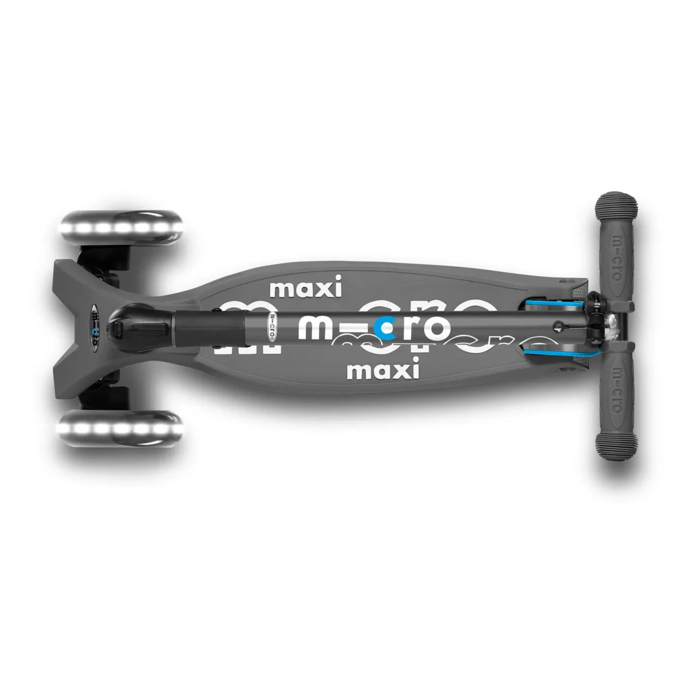 Micro - Maxi Foldable LED Scooter | Grey