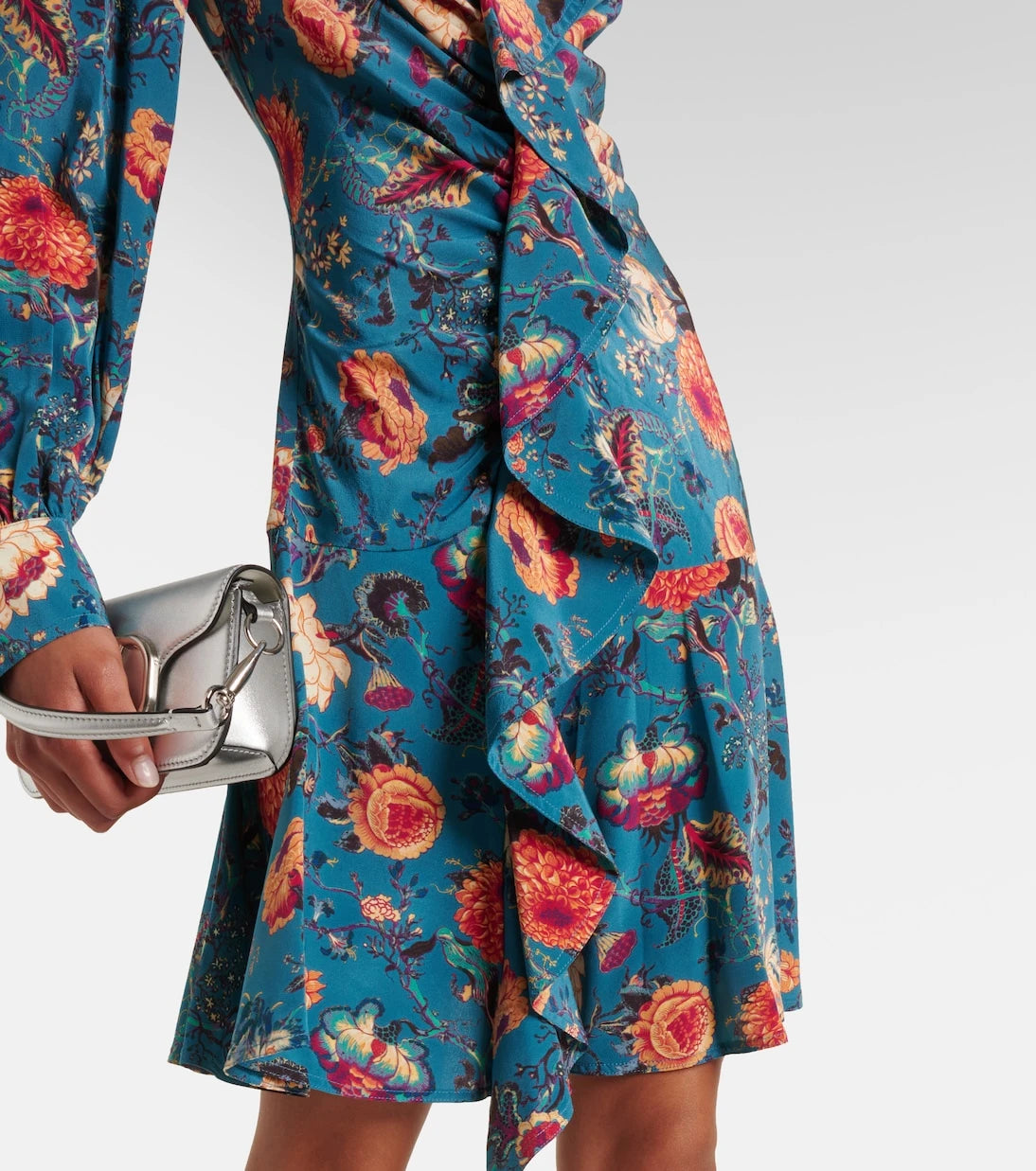 Ulla Johnson - Salima ruffled floral silk minidress