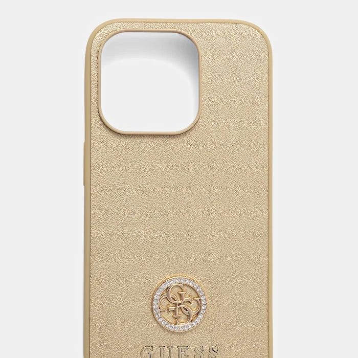 İmitasyon deri Guess telefon kılıfı iPhone 15 Pro