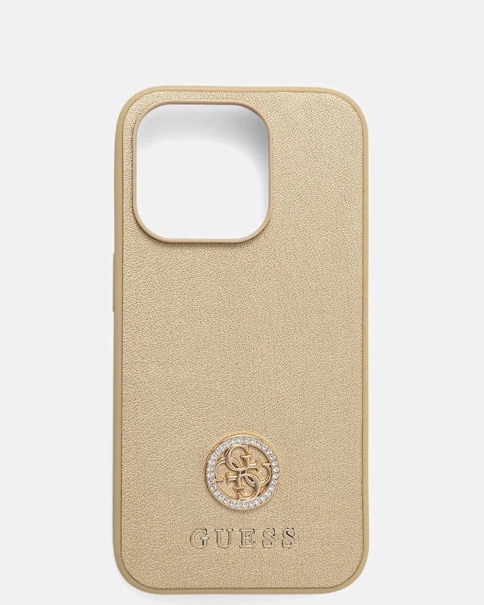 İmitasyon deri Guess telefon kılıfı iPhone 15 Pro