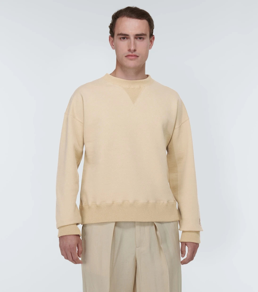 Jil Sander - سويت شيرت من القطن والكشمير