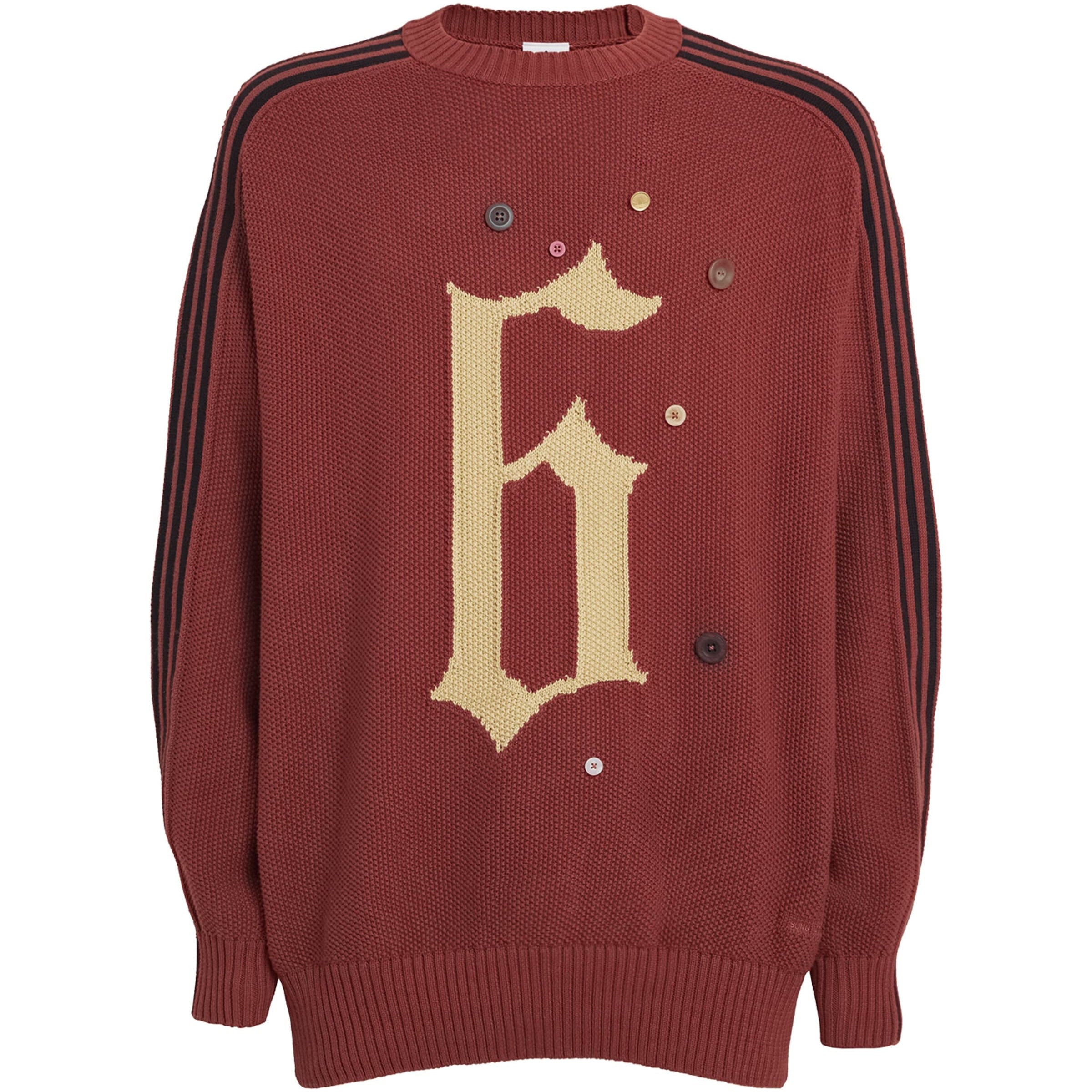Red Originals x Song for the Mute Cotton Knit Button Sweater