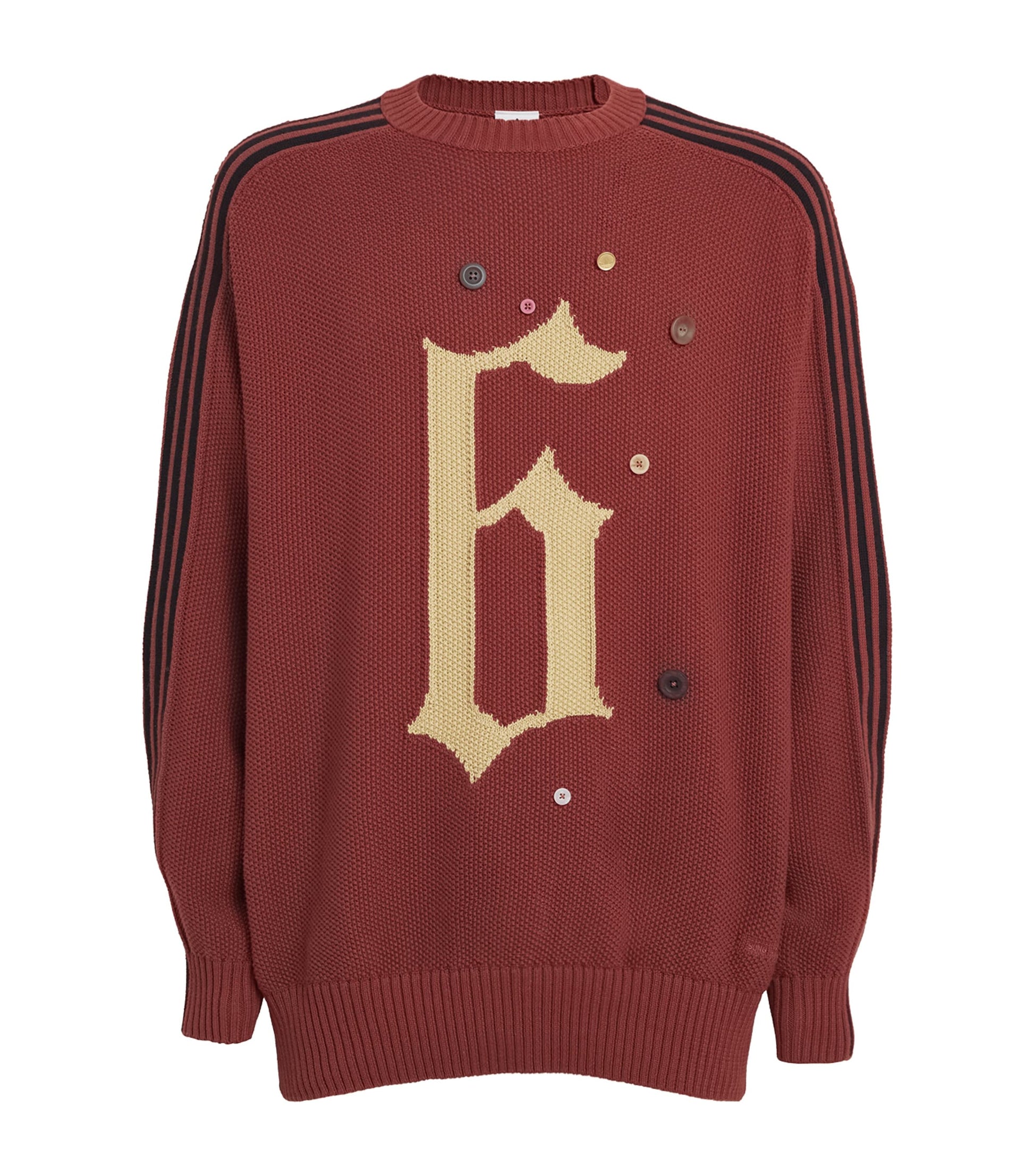 Red Originals x Song for the Mute Cotton Knit Button Sweater