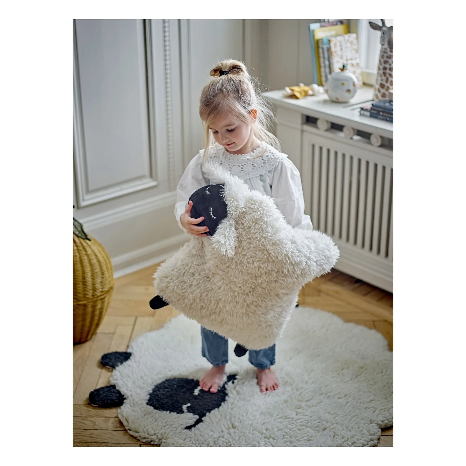 Bloomingville Mini - Dolly rug | White