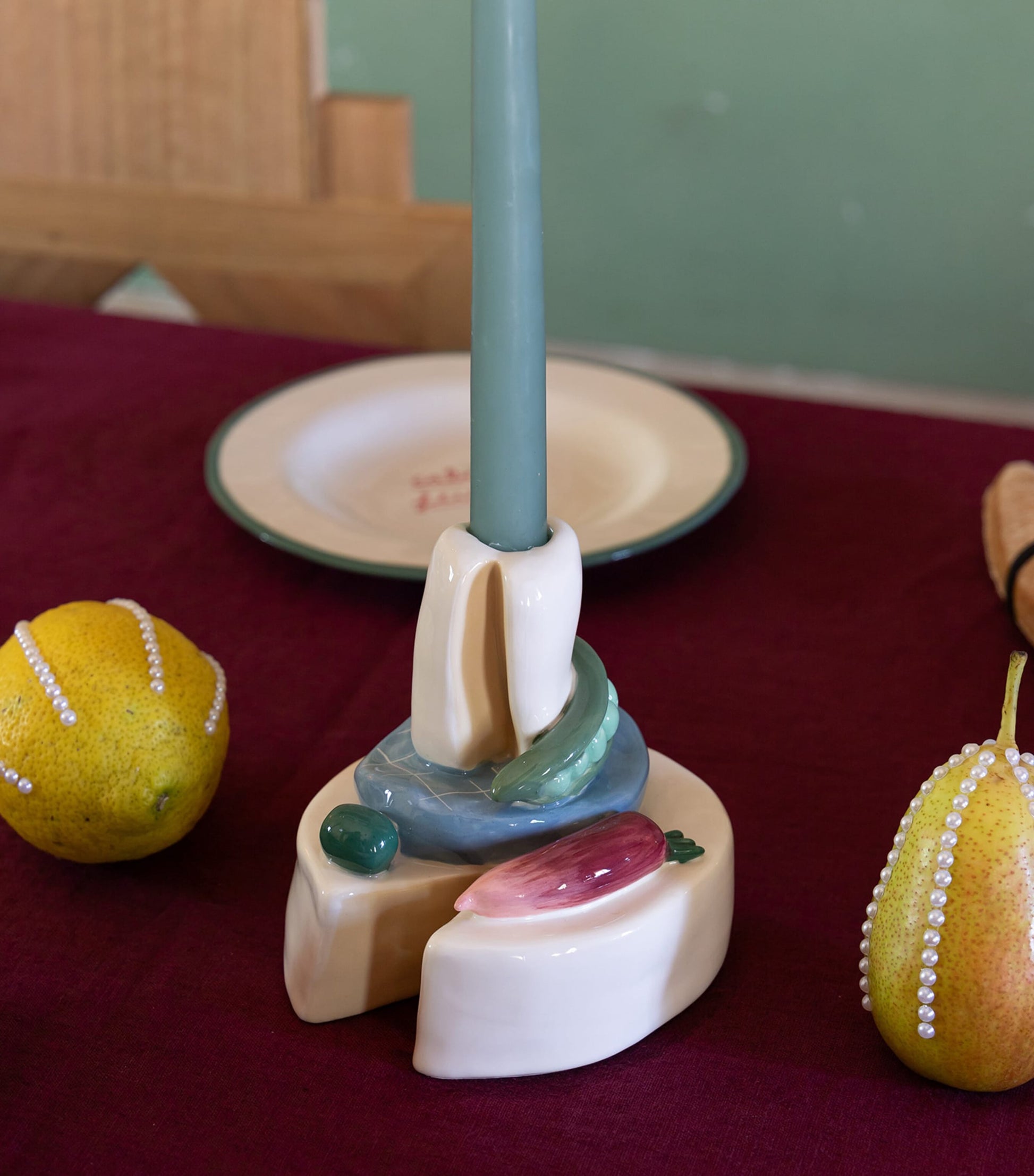 Cheesy Candle Holder