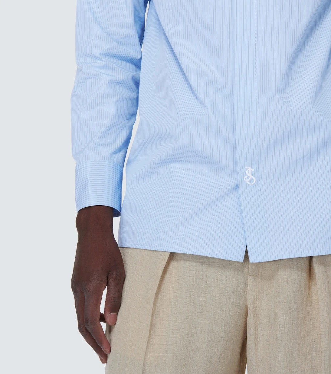 Jil Sander - Pinstriped cotton shirt