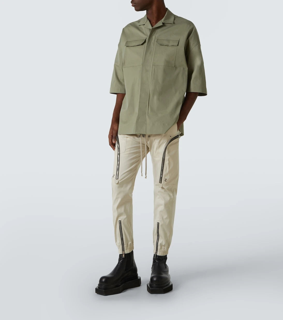 Rick Owens - Magnum Tommy cotton-blend poplin shirt