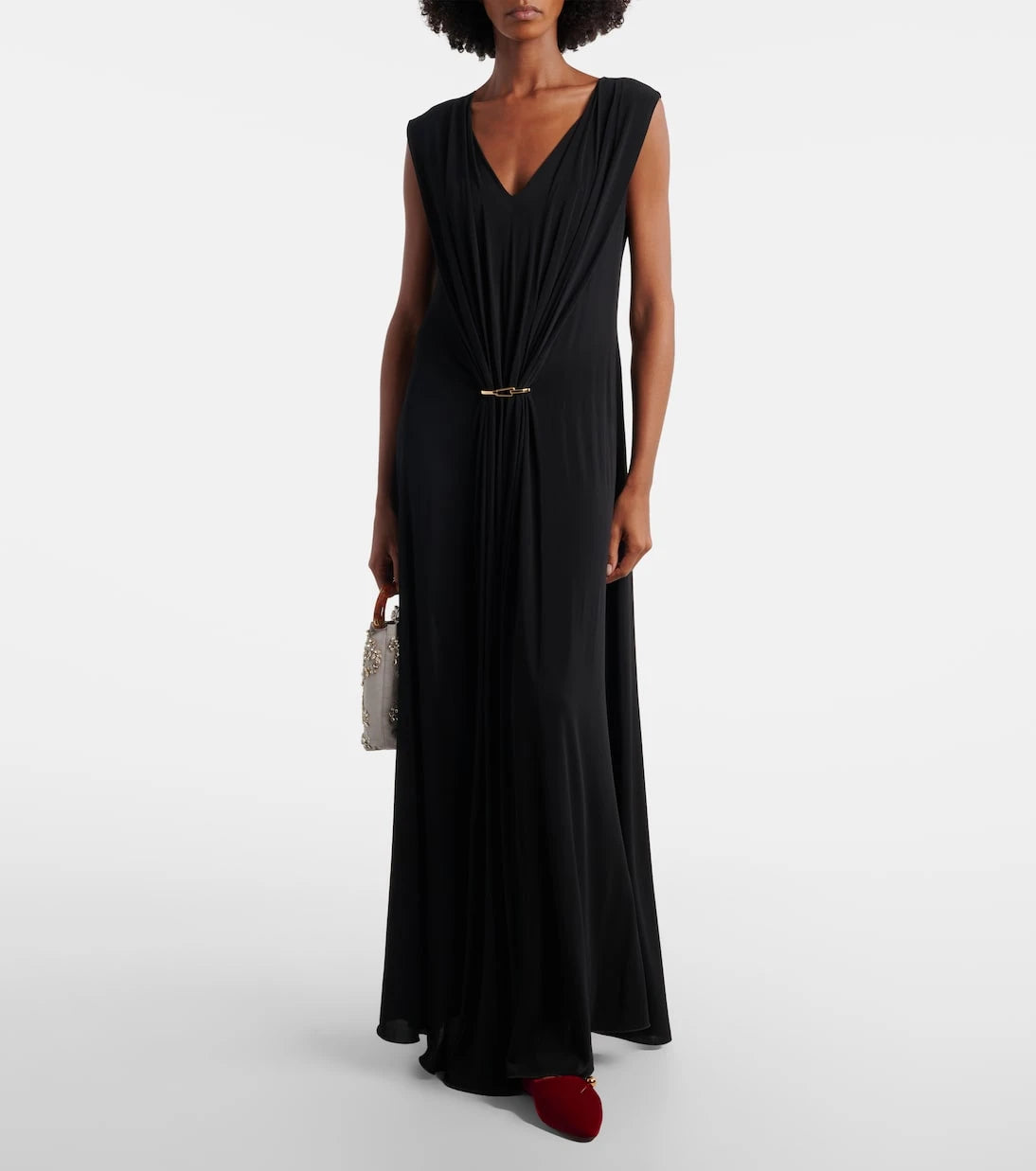 Herbert Levine - Sleep On It velvet wedge mules