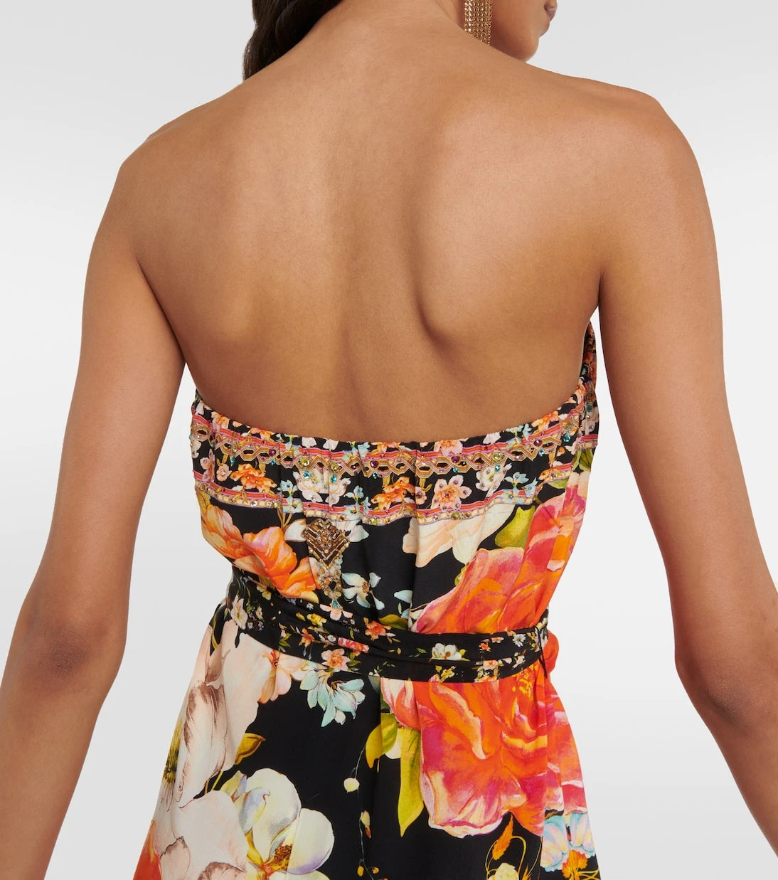 Camilla - Secret History floral silk jumpsuit