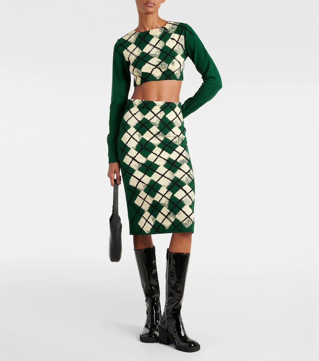 Burberry - سترة أرجيل قصيرة من القطن
