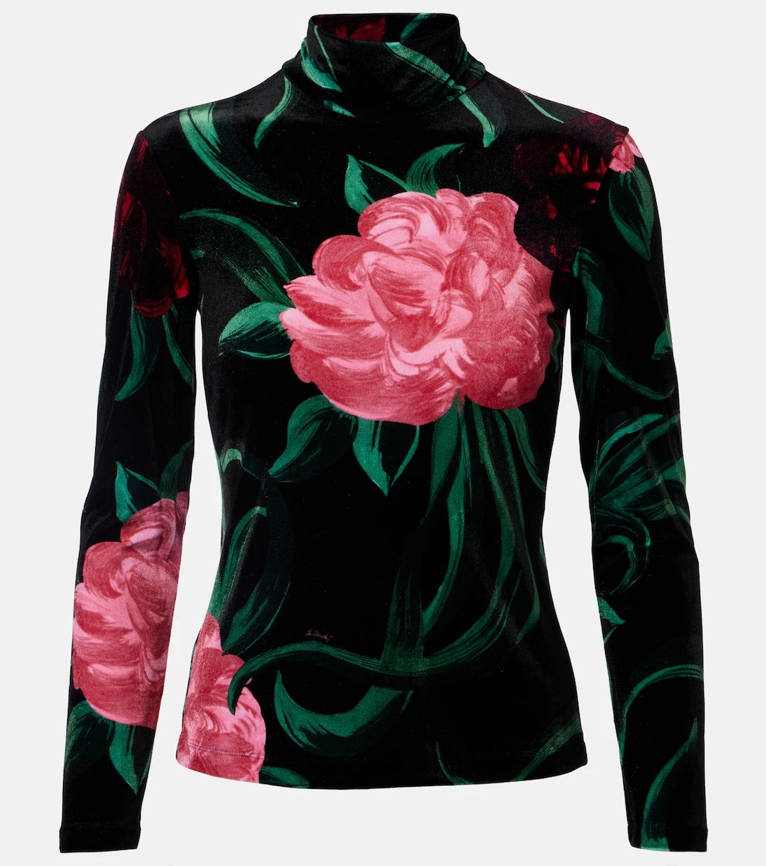 La DoubleJ - Floral turtleneck top