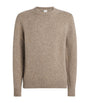 Eleventy Grey Wool Crew-Neck Sweater