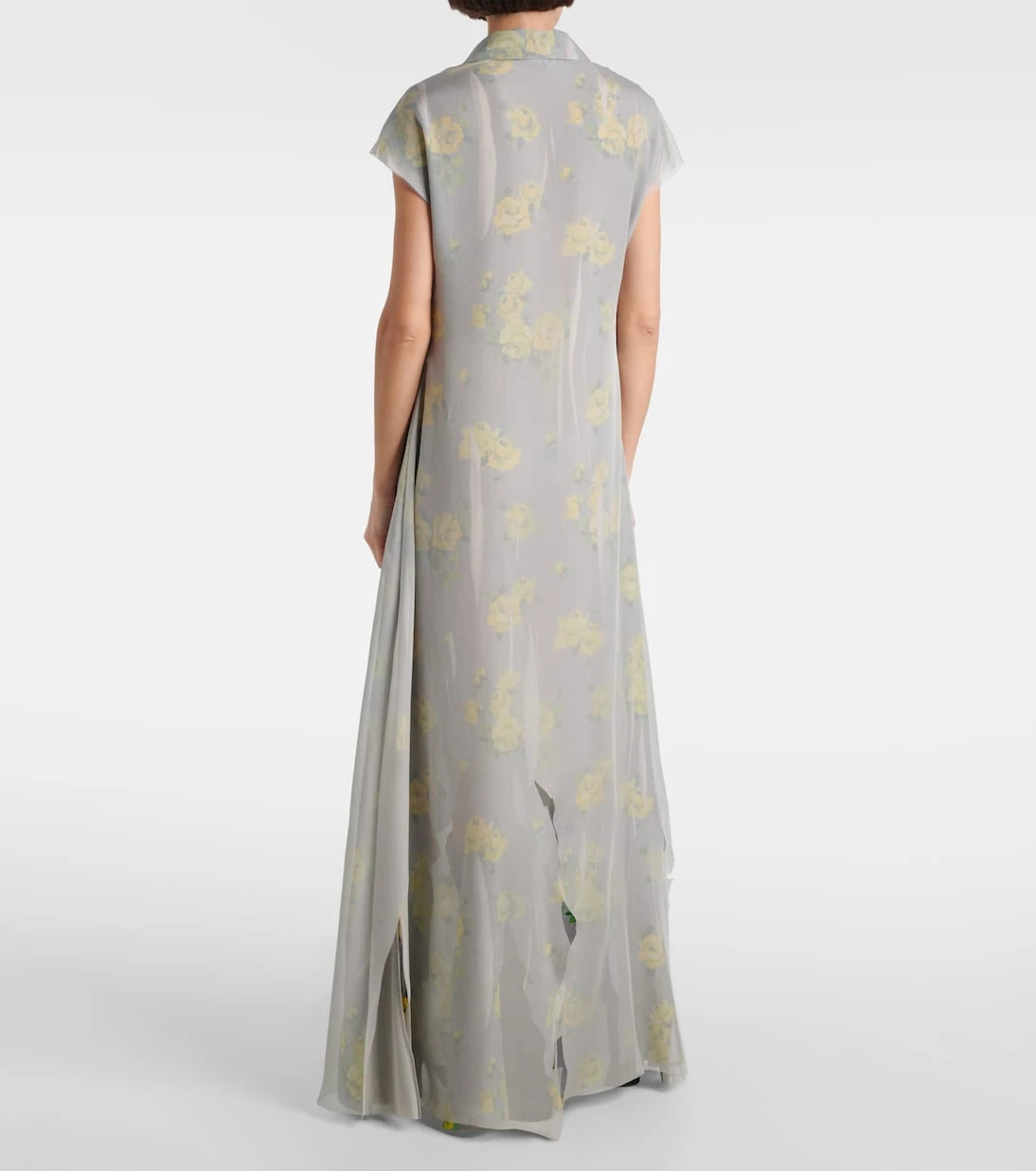 Acne Studios - Katmanlı eskitilmiş polo elbise