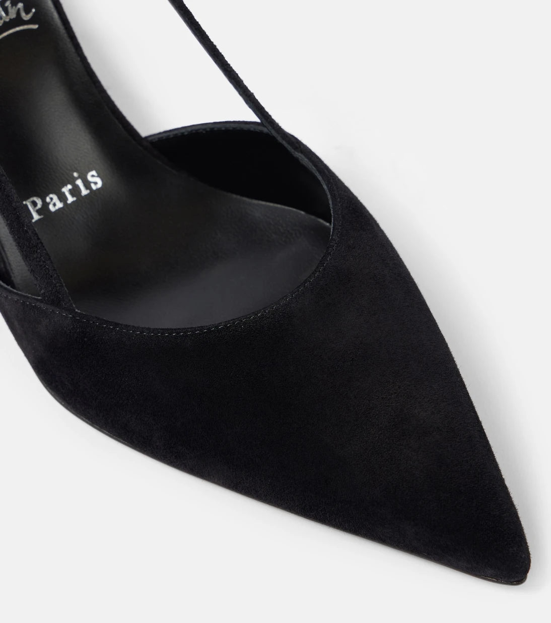 Christian Louboutin - Condoroline 55 suede slingback pumps