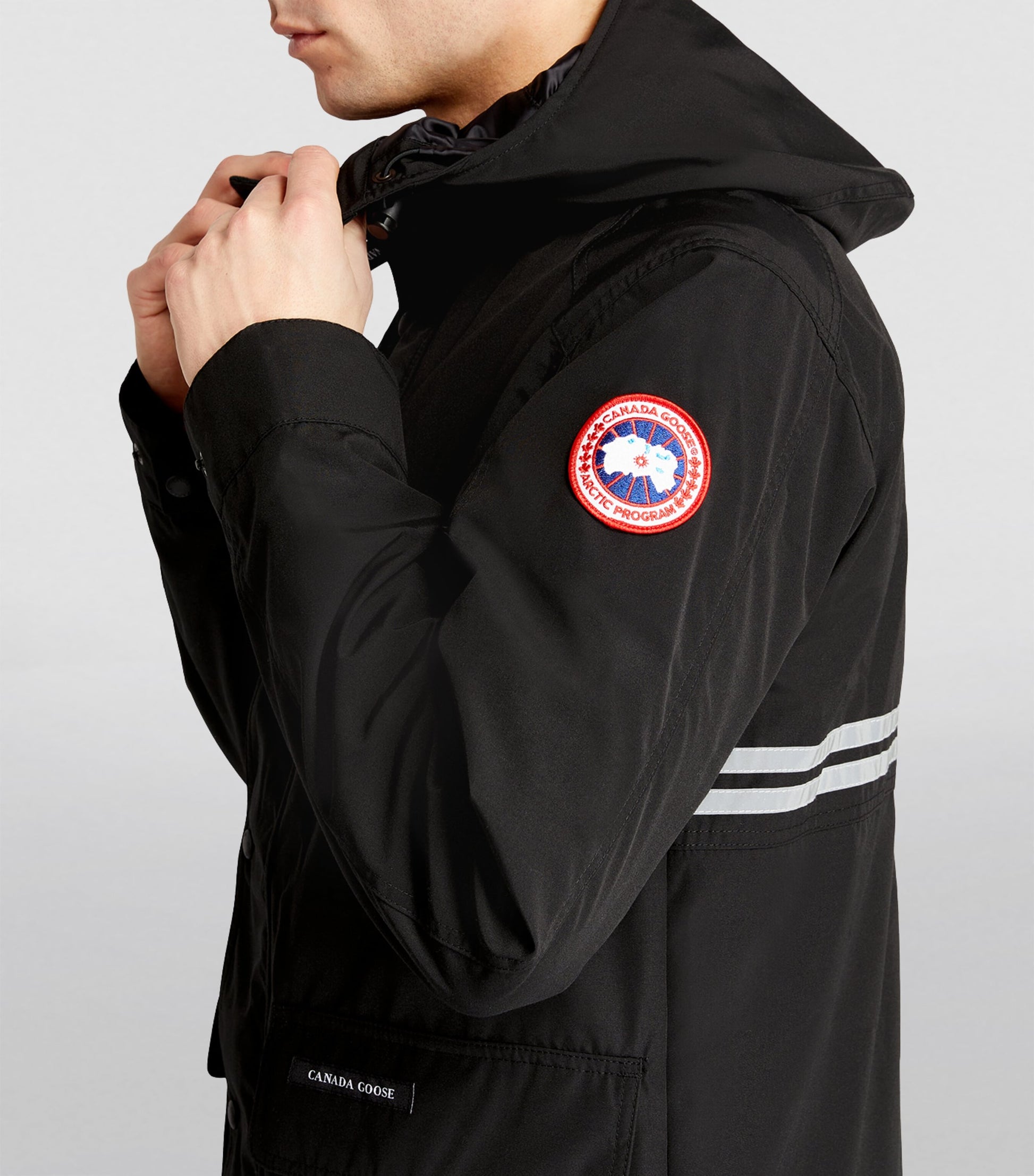 Canada Goose Black Lockeport Hooded Jacket