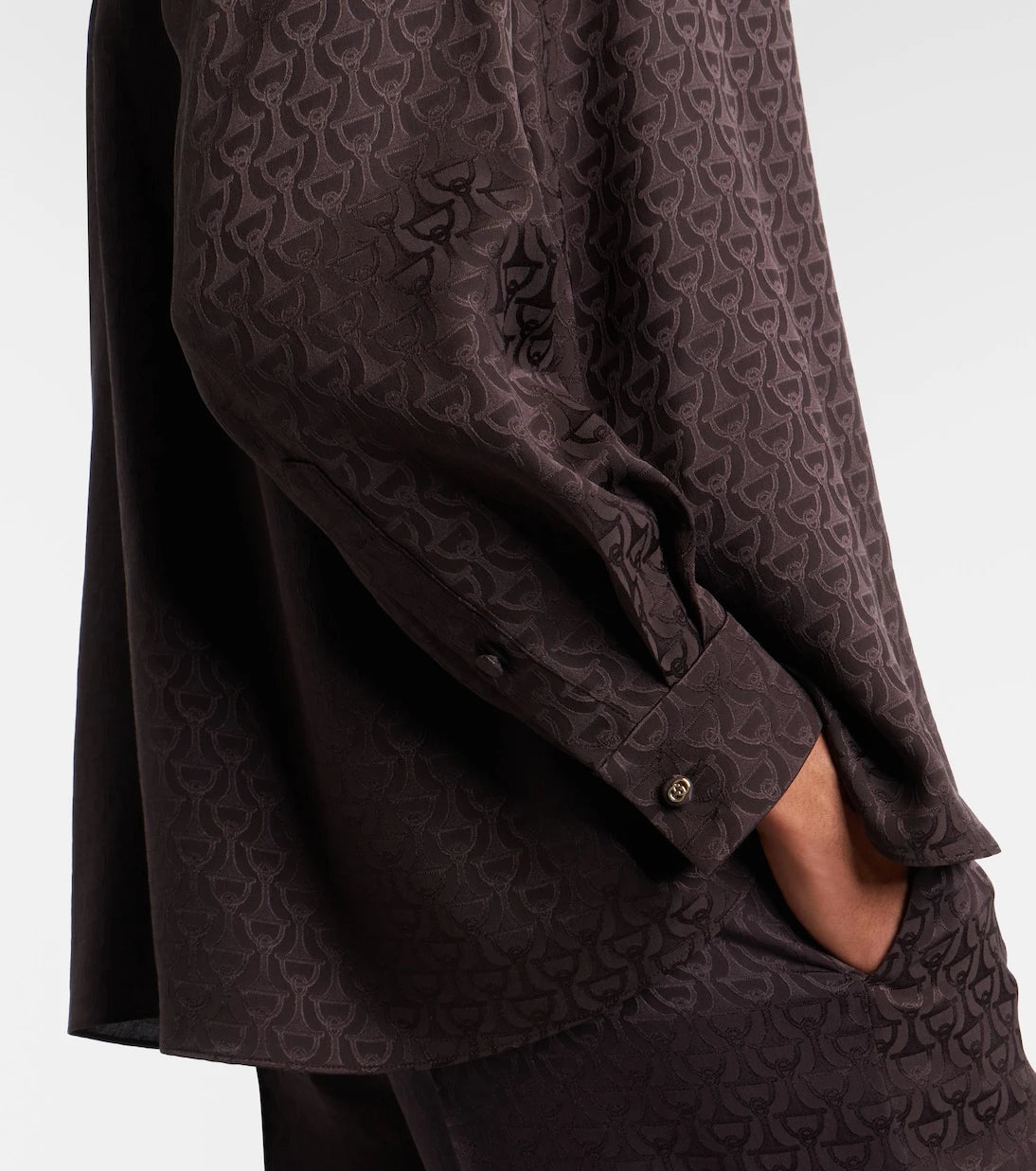 Gucci - Printed silk shirt