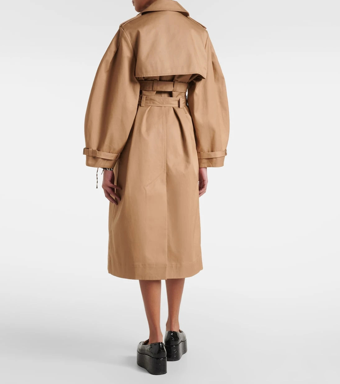 Ganni - Cotton trench coat