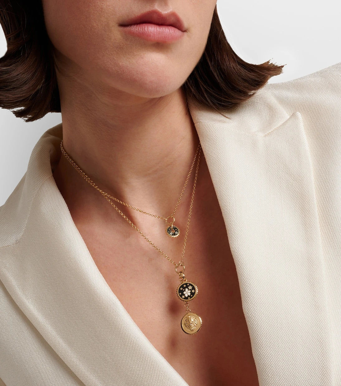 FoundRae - Strength Resilience 18kt gold chain necklace with diamonds