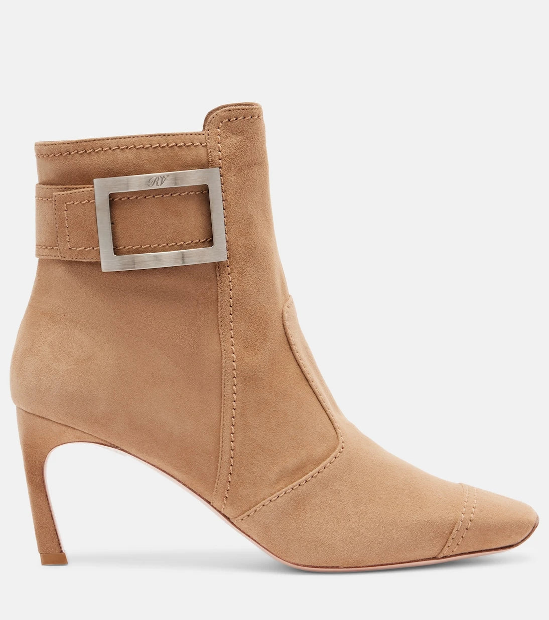 Roger Vivier - Trompette 70 suede ankle boots