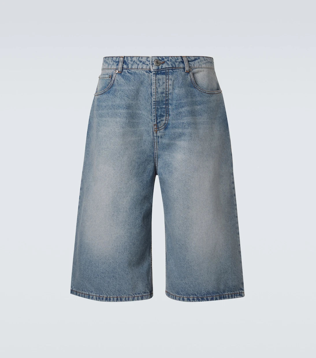 Ami Paris - Denim Bermuda shorts