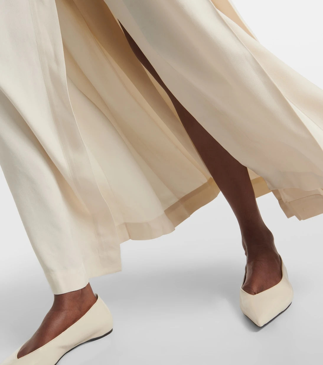 Toteme - Wrap crêpe maxi skirt