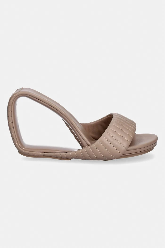 United Nude kadın deri terlikler Mobius Hi