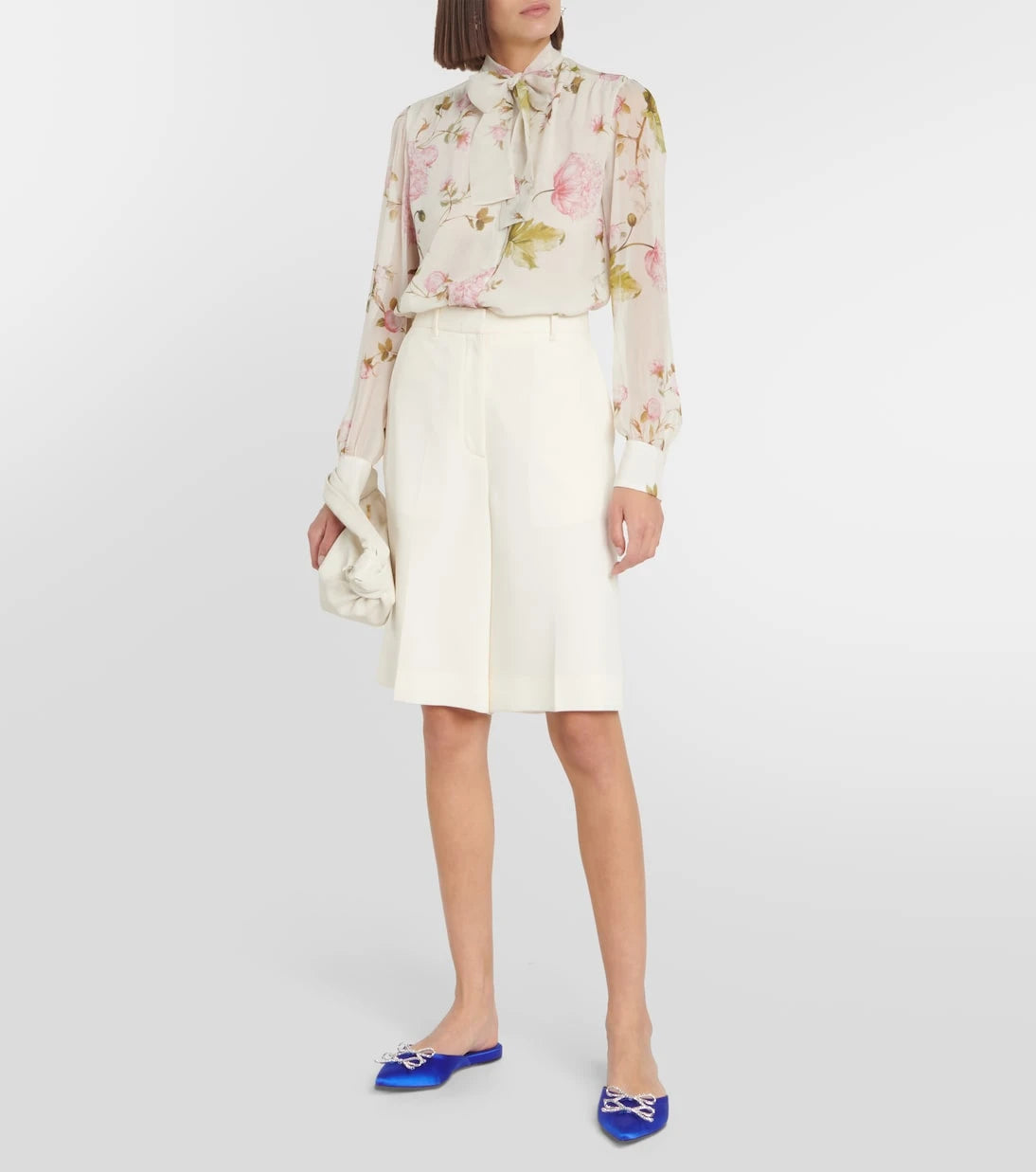 Giambattista Valli - Embellished satin mules