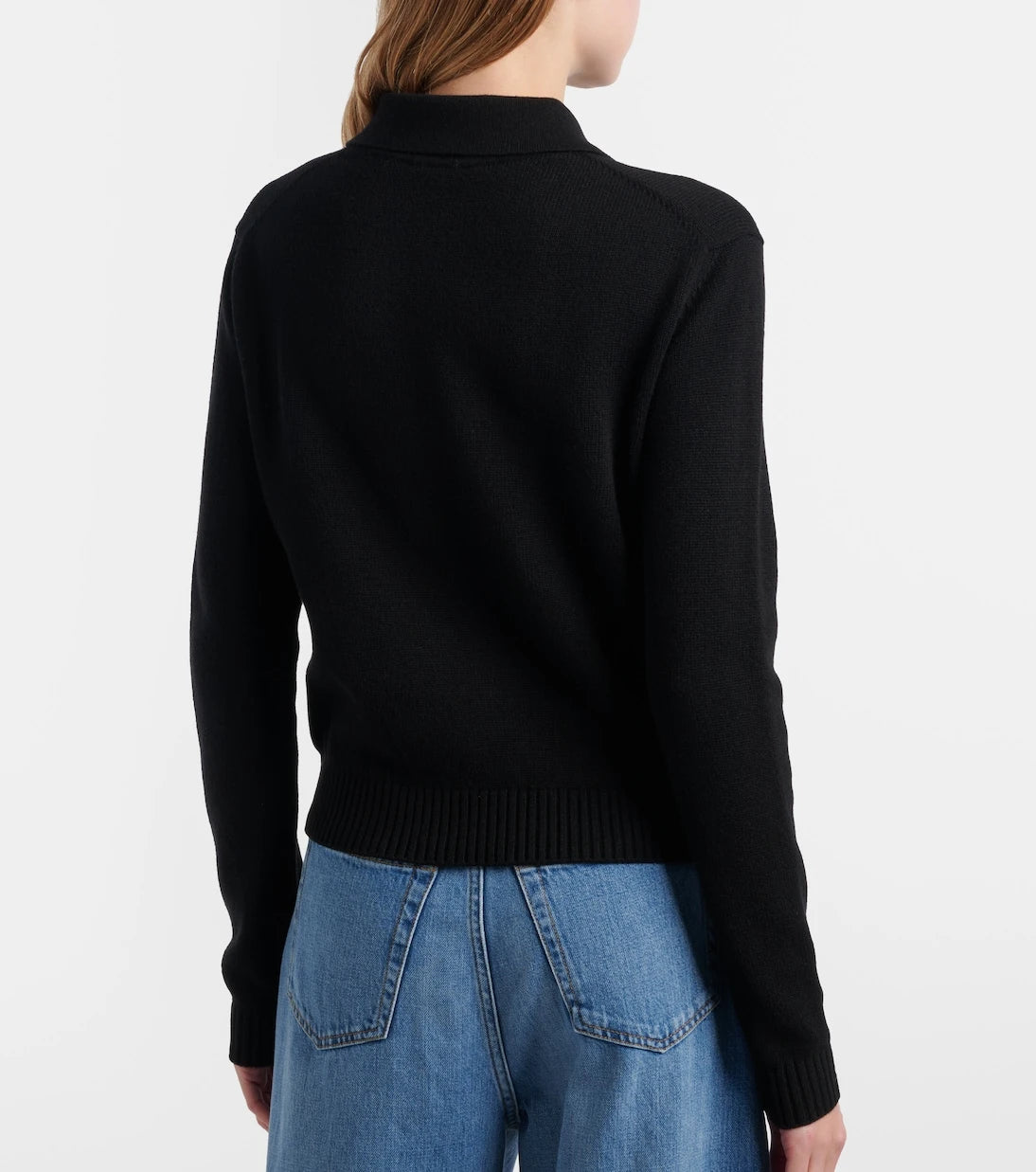 Givenchy - Logo wool and cashmere polo sweater