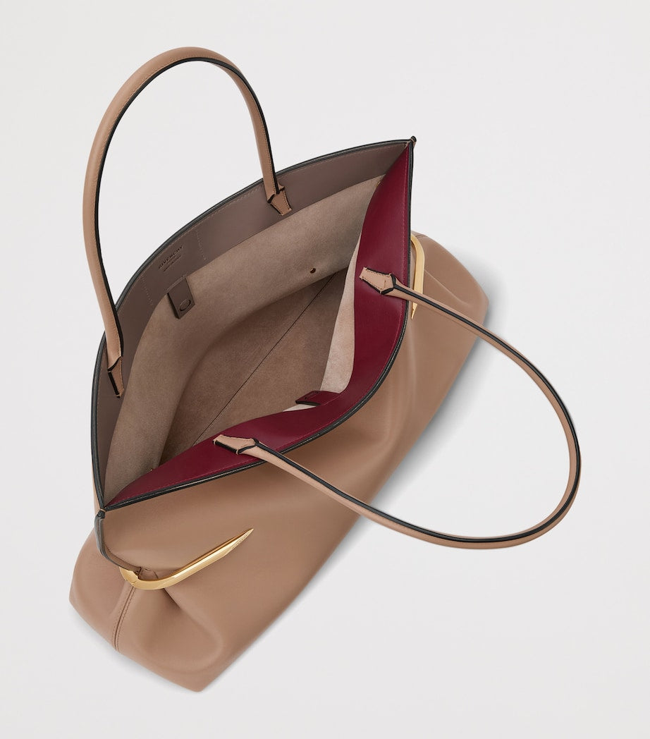 Givenchy Leather Pinch East-West Tote Bag